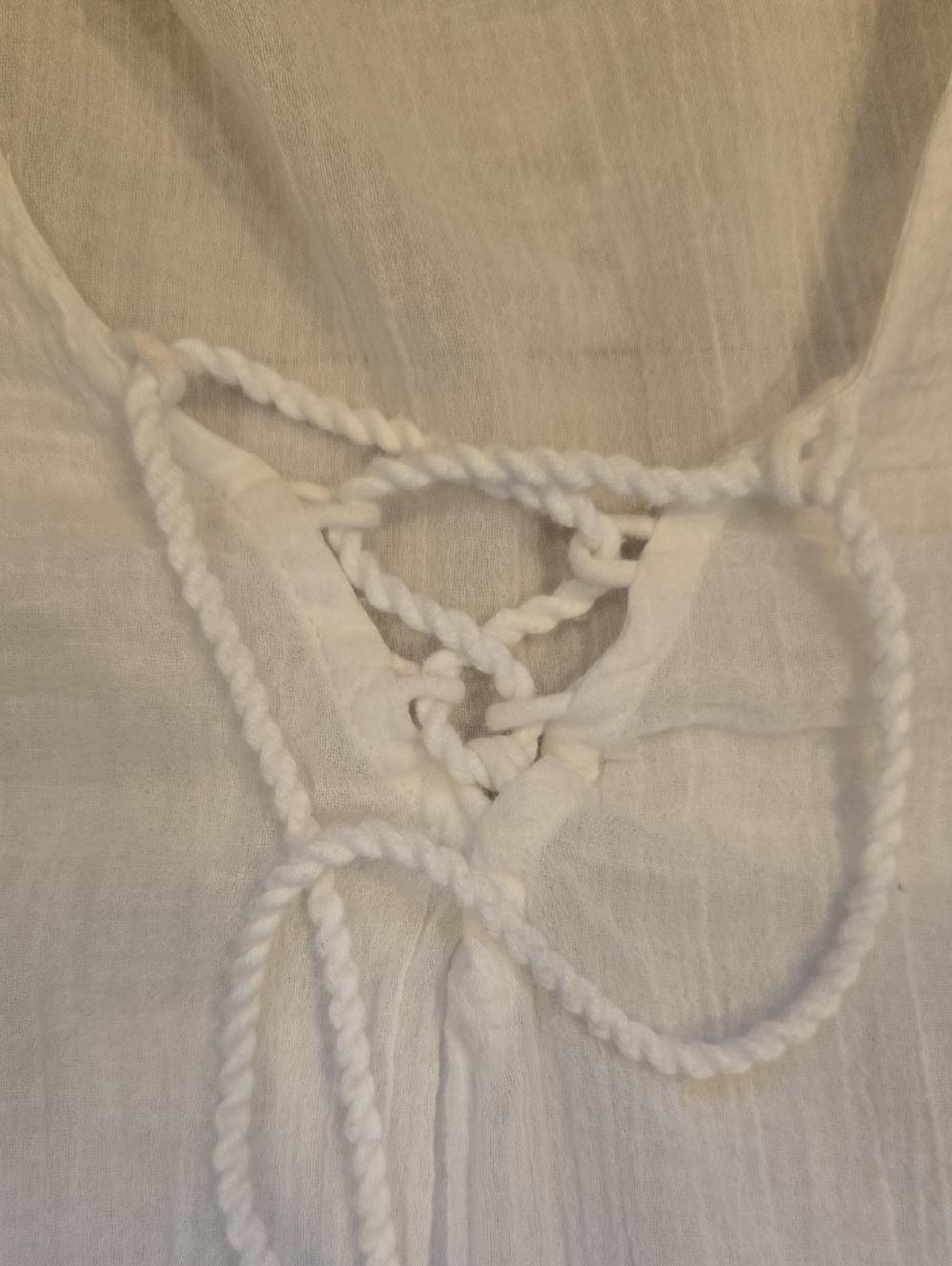 Lilly Pulitzer Sheer White Wide Sleeve Blouse - Picture 6 of 11